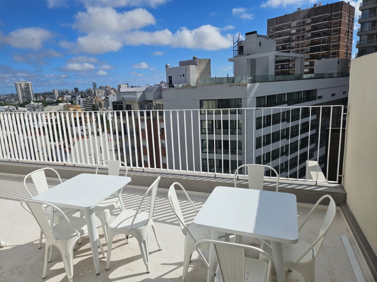 Monoambiente  a estrenar con parrilla propia  en 46 metros ttles