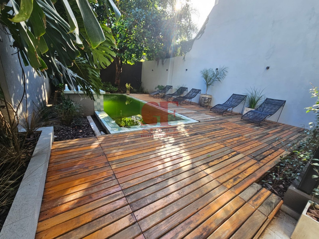 Hermoso 2 ambientes a estrenar con toilette de recepcion y dormitorio en suite con vestidor