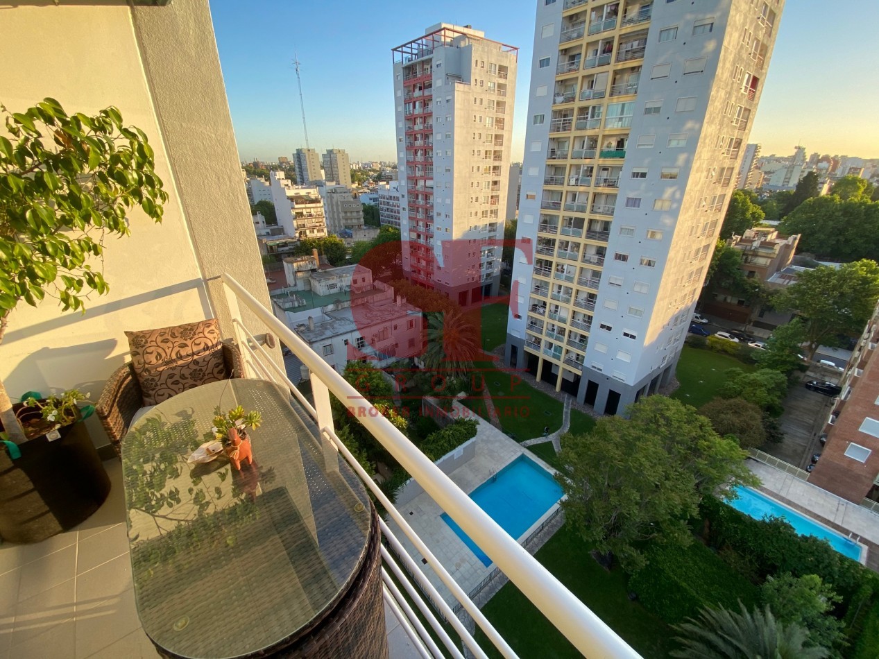 Hermoso 3 Ambientes con cochera fija, Super Luminoso en Torre con Pileta! 