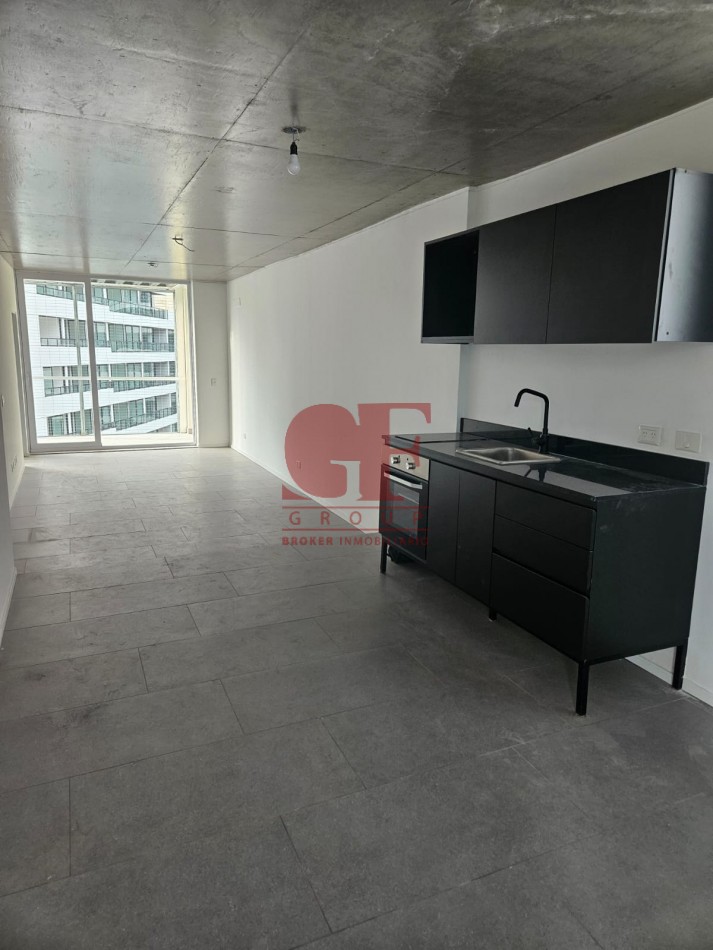 Hermoso 2 ambientes a estrenar con toilette de recepcion y dormitorio en suite . 60 metros totales