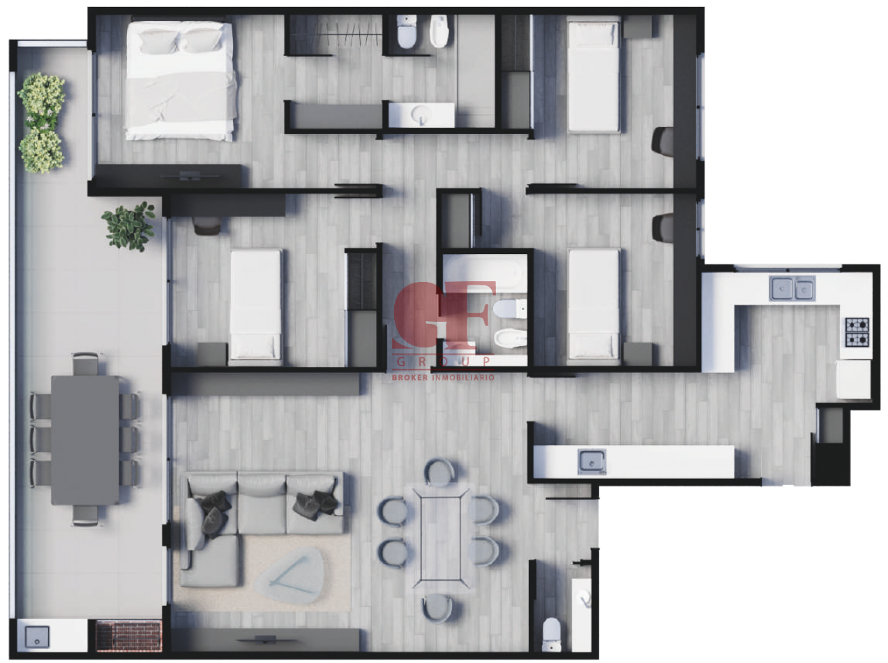 Lanzamiento proyecto PLAZA ECHEVERRIA - 3 con balcones aterrazados - FULL AMENITIES