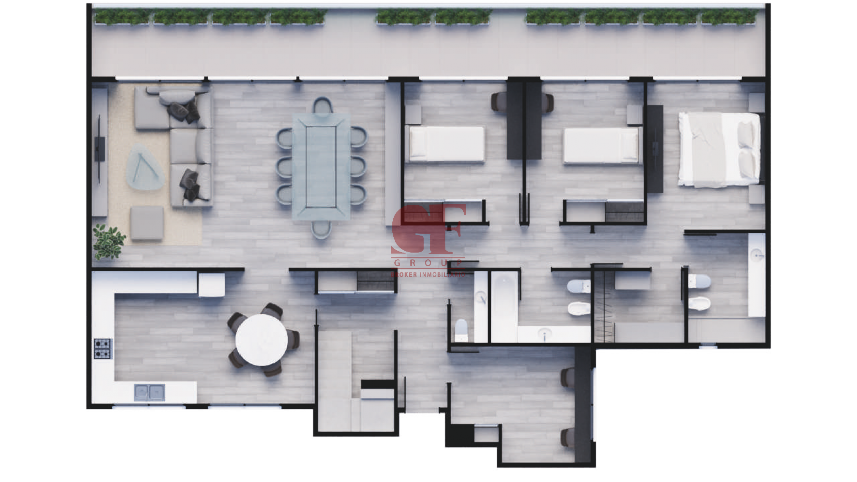 Lanzamiento proyecto PLAZA ECHEVERRIA - 3 con balcones aterrazados - FULL AMENITIES