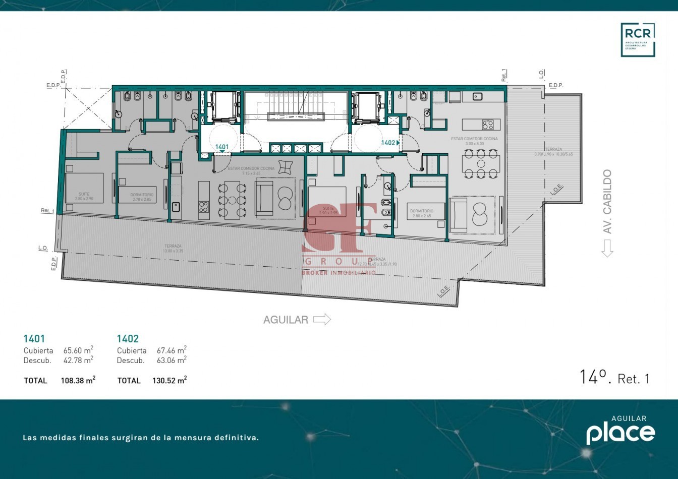 Ideal proyecto en Belgrano de uno y dos ambientes!!!!